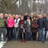UB-Vorsitzender Sven John mit den Teilnehmern